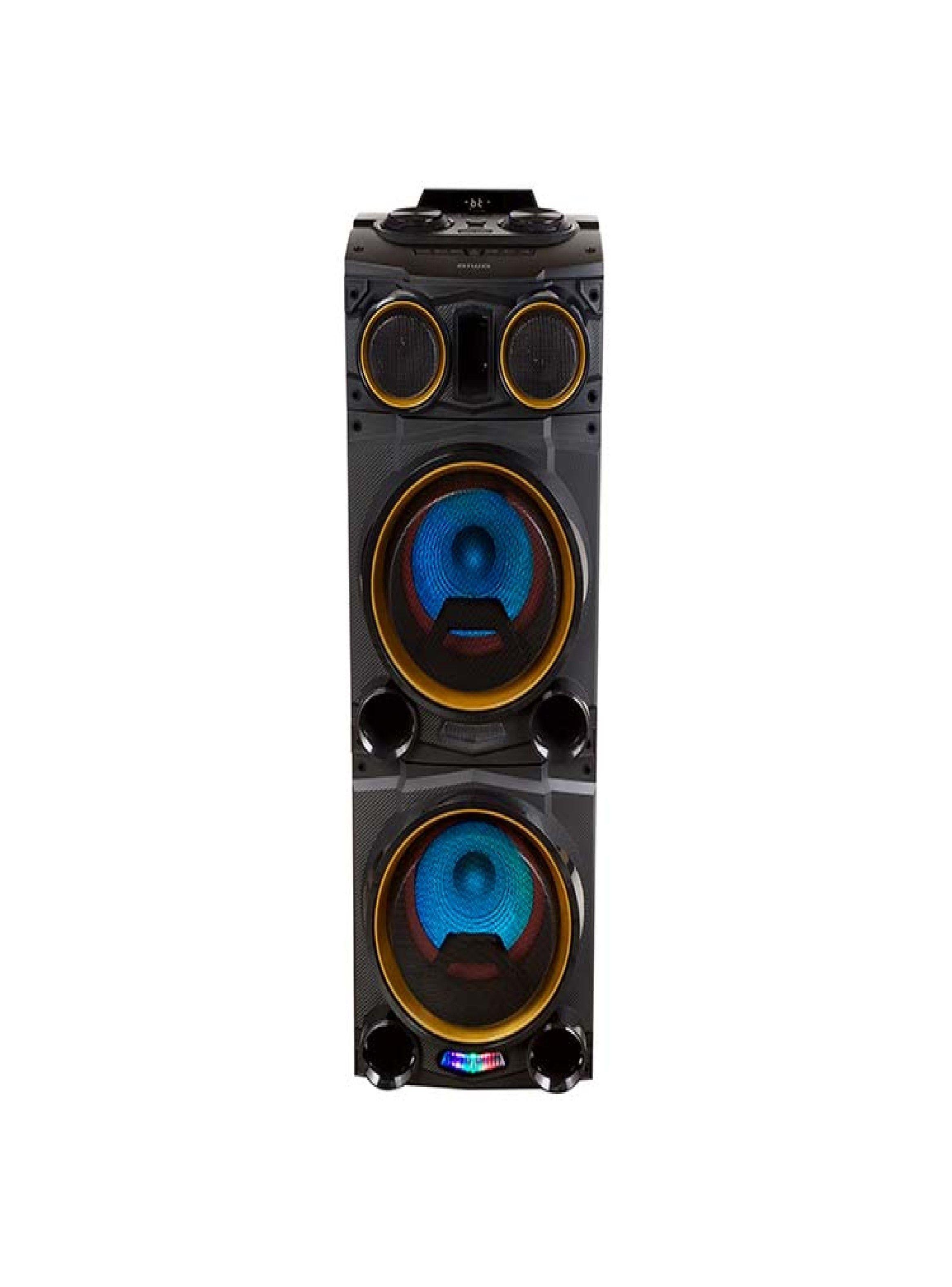 Parlante Torre Party Plus 100w X2 Aiwa Karaoke Usb Bt Aux-0