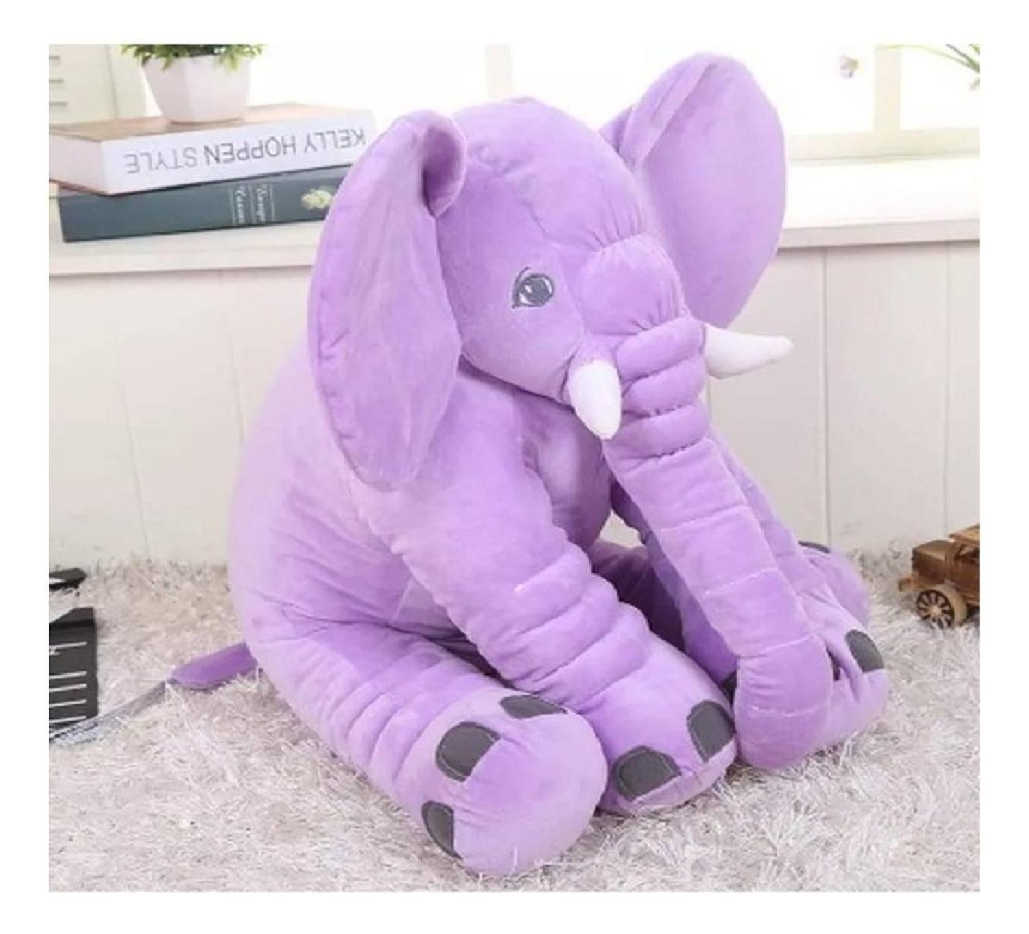 Peluche Elefante De Apego Almohada Bebe Suave-0