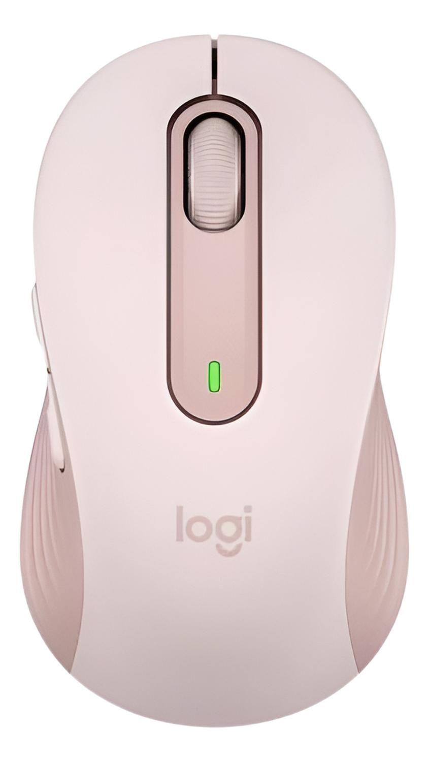 Mouse Inalambrico Logitech Signature M650 Medium Rosado-1