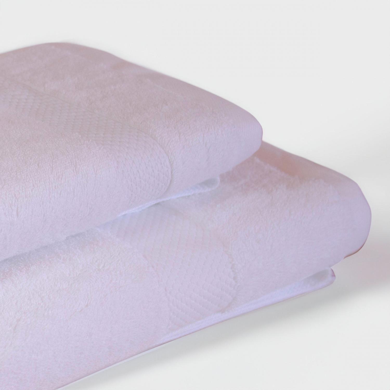 Set de Toallas Calidad Premium 100% Algodón 1070 Gr Blanco-3