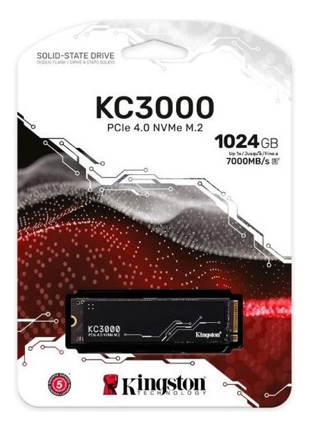 Kingston Kc3000 M.2 2280 Pcie 4.0 Nvme Vel Lectura 7000 Mb/s-1