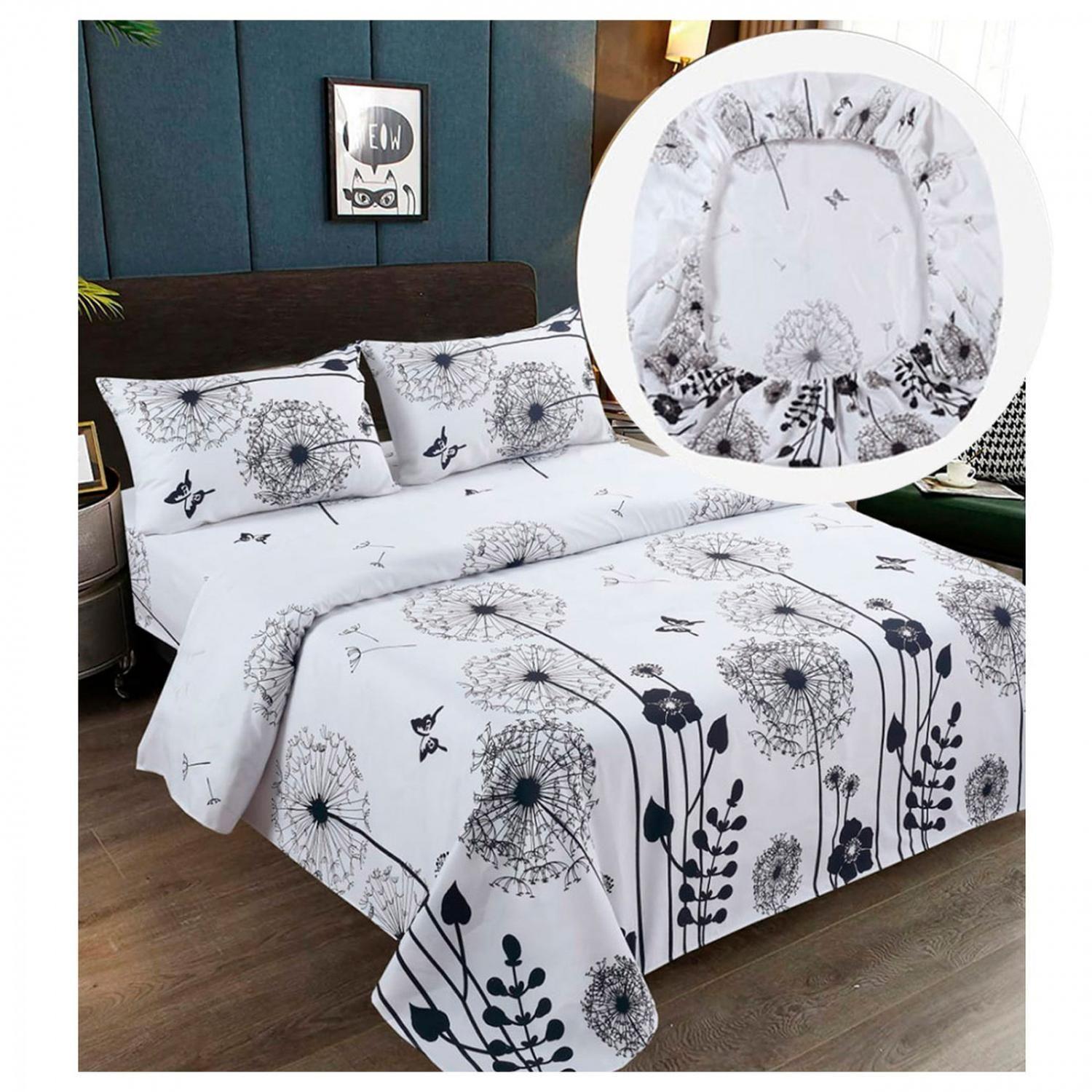 Sabanas Premium 100% Algodón 1.5 Plazas Variedad-1