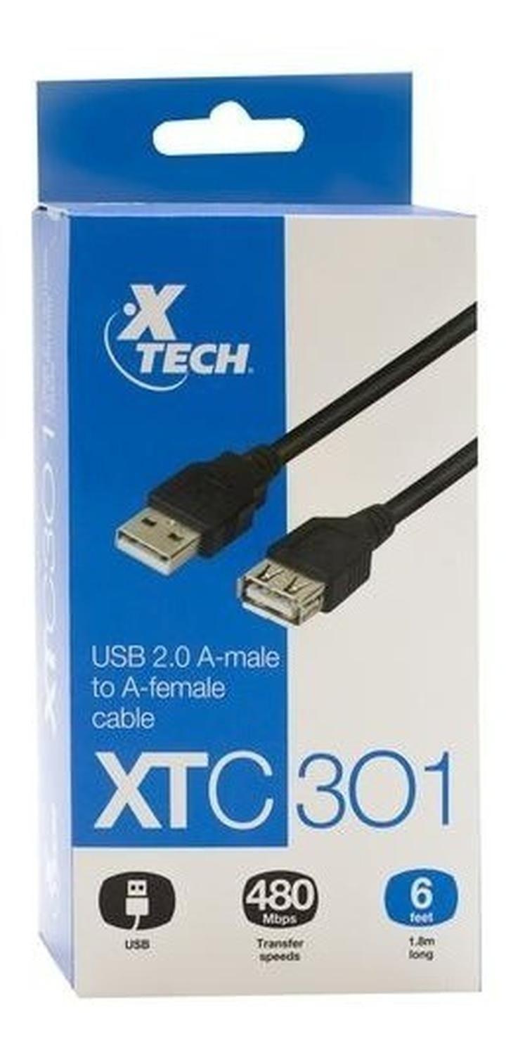 Cable Extensor Usb 2.0 2 Mts Xtech Xtc 301-1