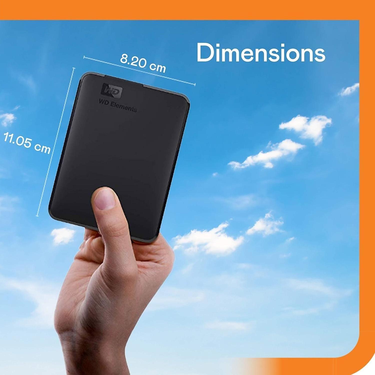 Disco Duro Externo Western Digital Wd Elements 6tb Negro-1
