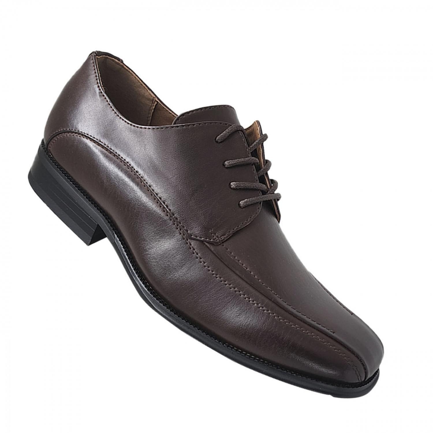 Zapato Formal de Vestir Con Cordon Adolecentes 3216 Café-0