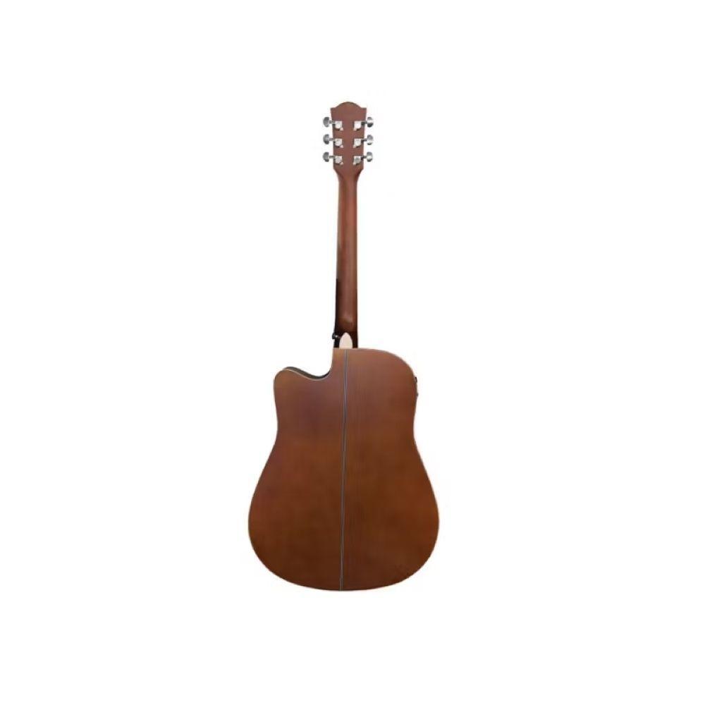 Guitarra Electroacustica Sevillana 41 Pulgadas Con Funda Marrón-2