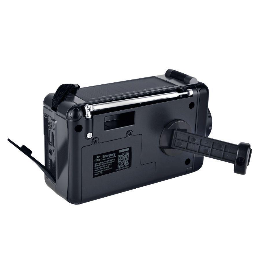 Radio Emergencia Mlab Solar y Dinamo Con Lampara Recargable 9585-4