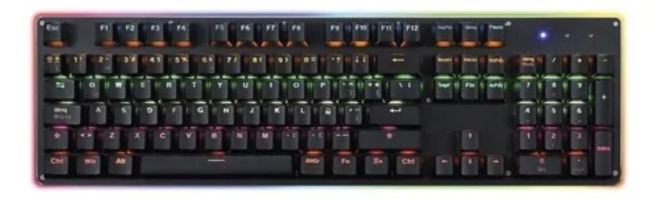 Teclado Gamer Mecanico Red Switch ReptileX RX0004 RGB-1