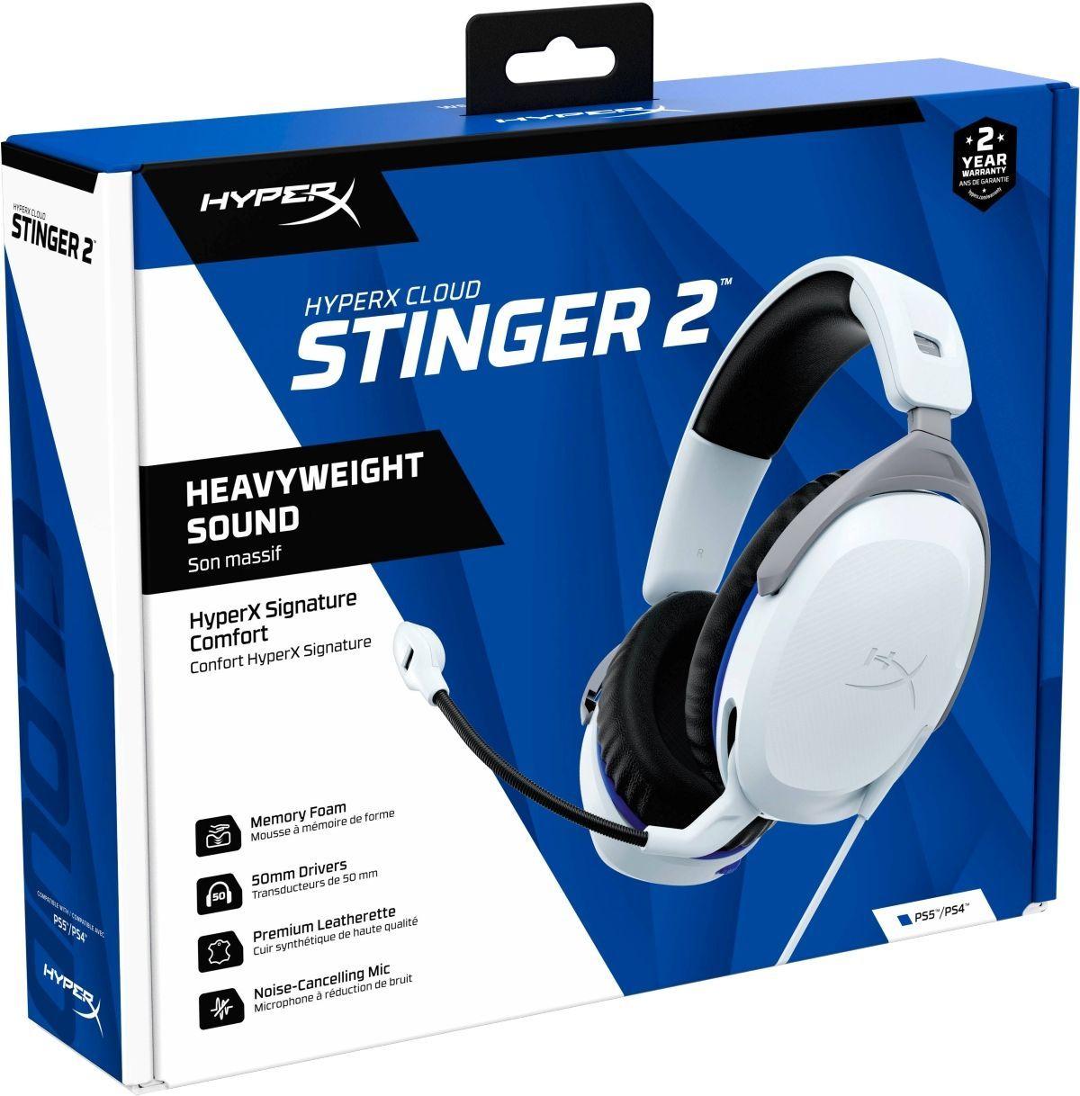 Aud fonos Gamer HyperX Cloud Stinger 2 Over Ear Jack 3 5mm Blanco-3