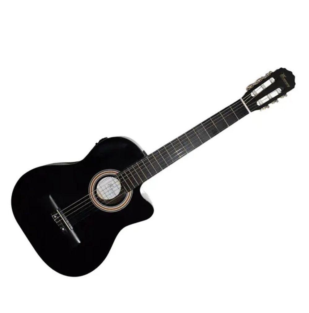 Guitarra Electroac stica Mercury Mean1 39 Pulgadas Color Negro Con Funda-3