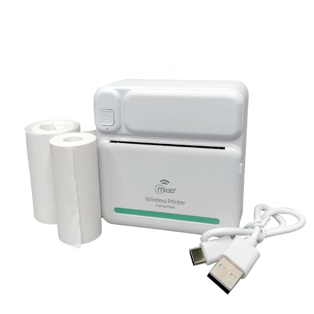 Impresora Termica Instantanea Bluetooth Mlab Recargable-3