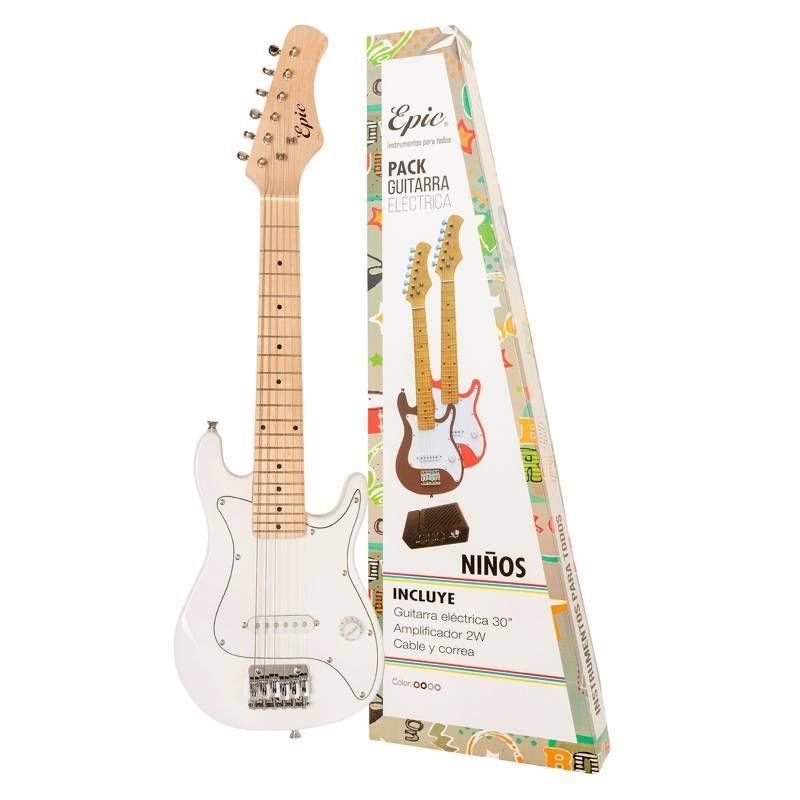 Pack Guitarra Eléctrica Niños Con Amplificador 2W-1