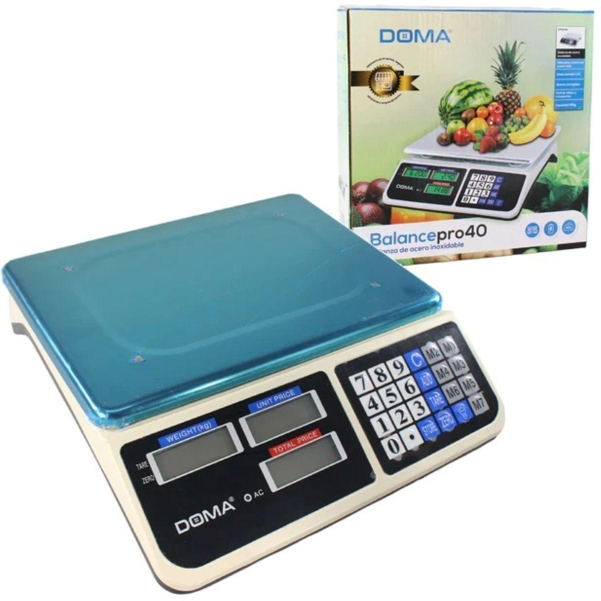 Balanza De Negocio Acero Inoxidable 40KG Doma Balance Pro40-1