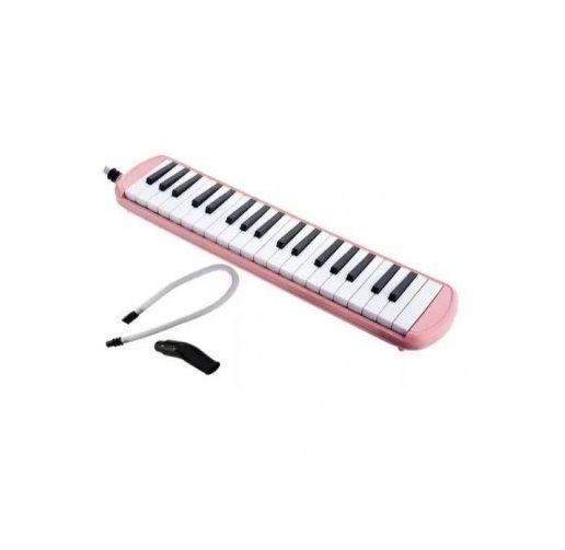 Melodica 37 Notas Rosada con Estuche-2