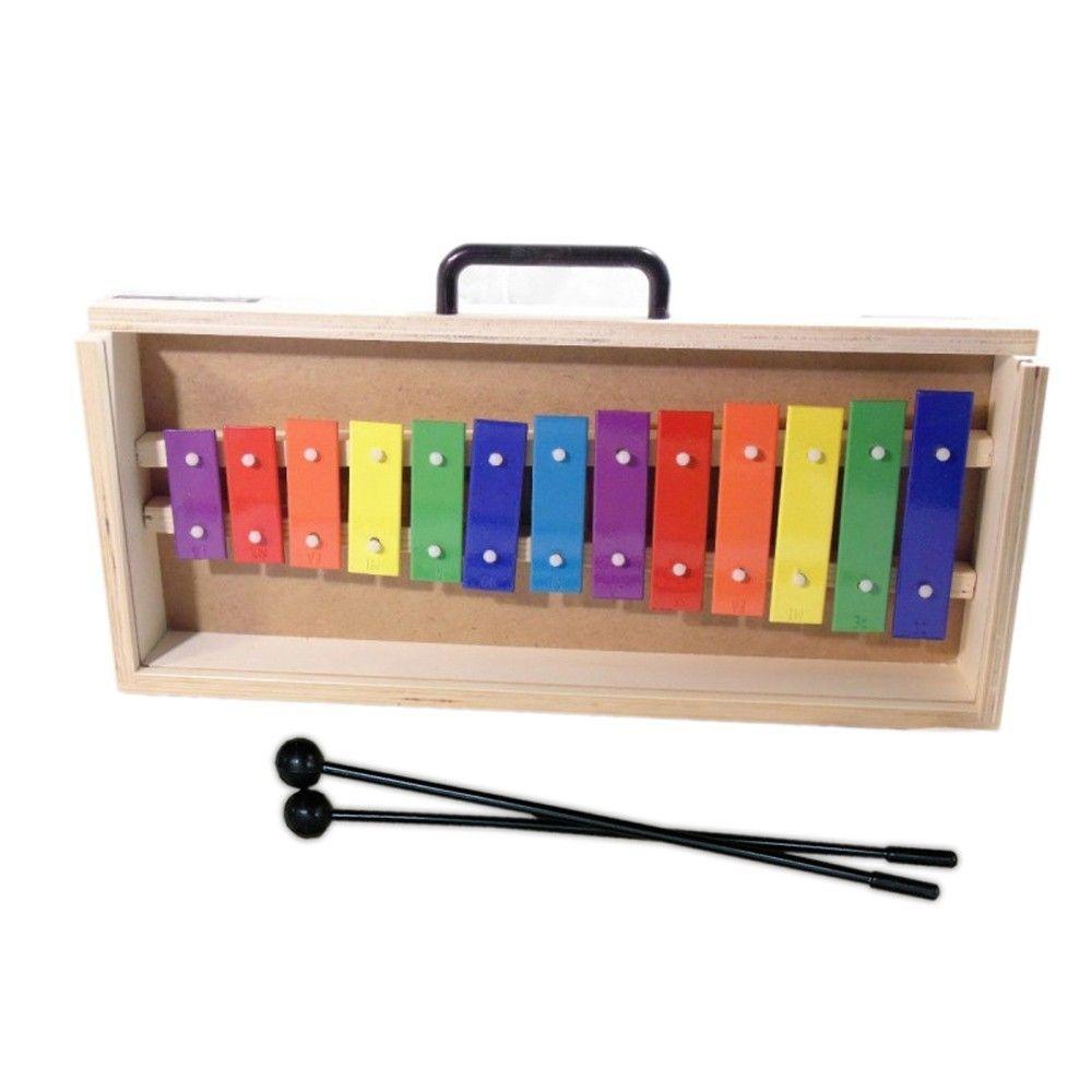 Metalófono 13 Notas Color Caja Madera – Epic-1
