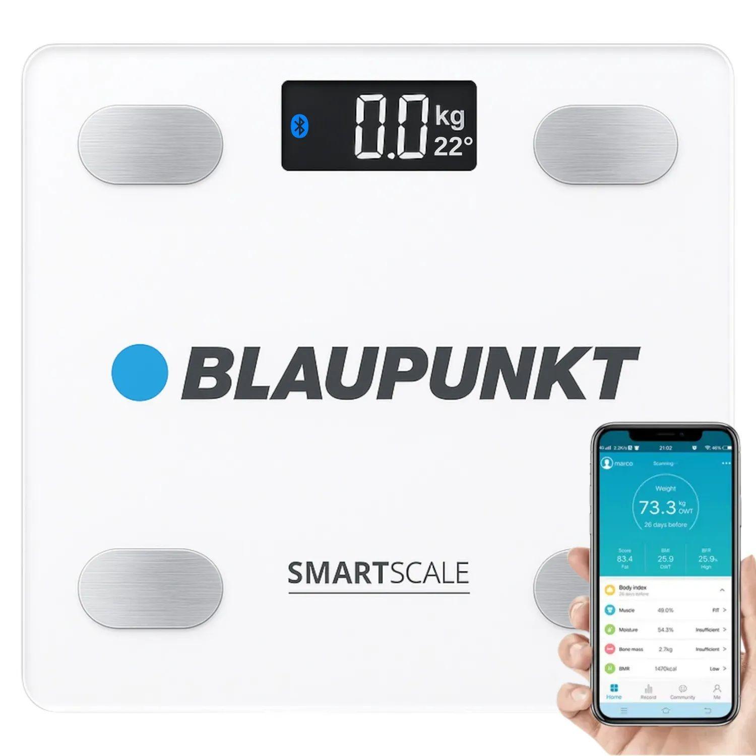 Balanza Digital De Baño Corporal Blaupunkt Smart Scale-0