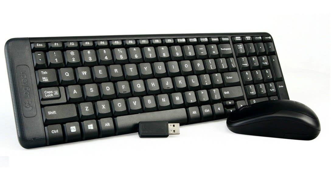 Pack de teclado y mouse Logitech Wireless MK220-2