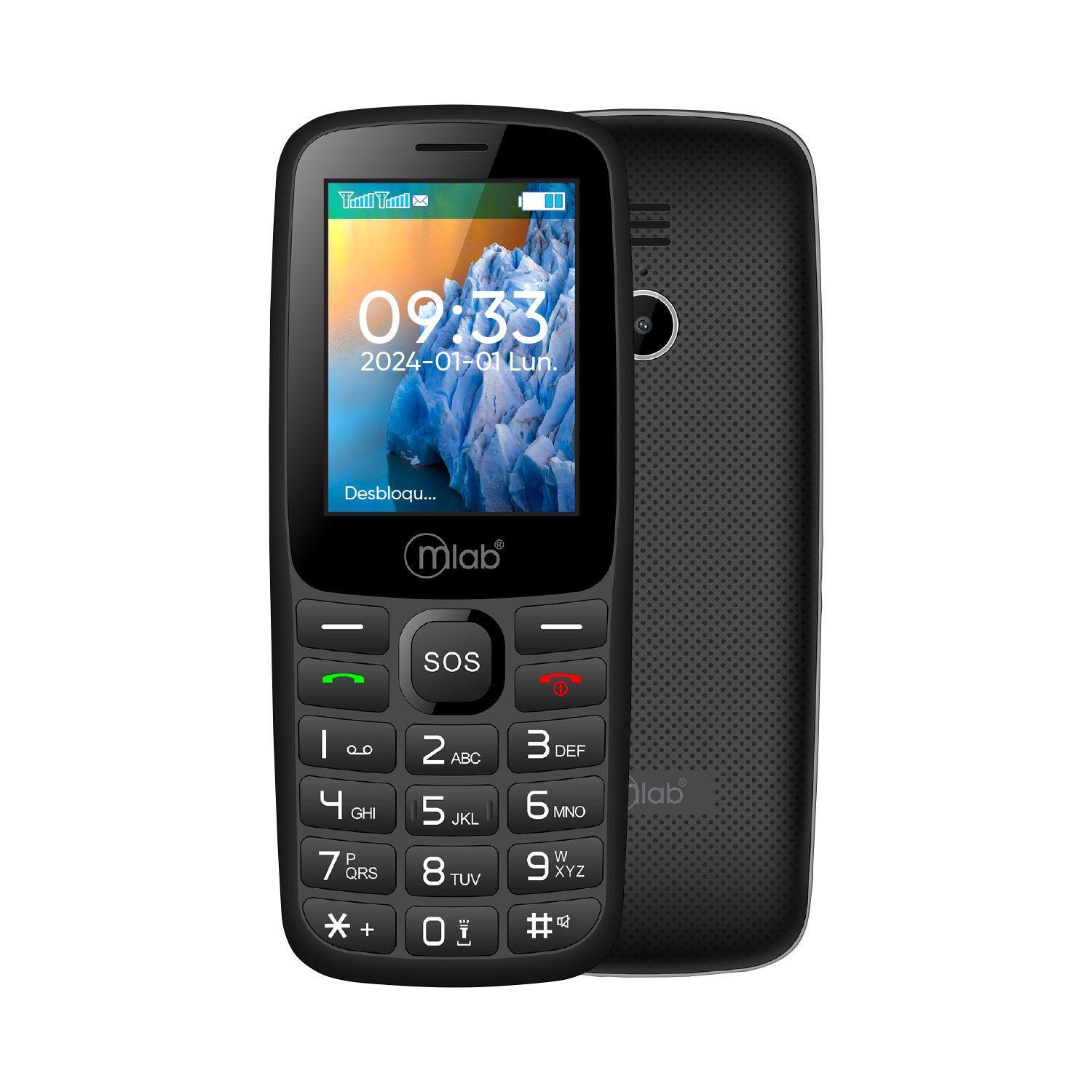Celular Senior Adulto Mayor Mlab 4G-3G SOS 1,8 Pulgadas Barra-2