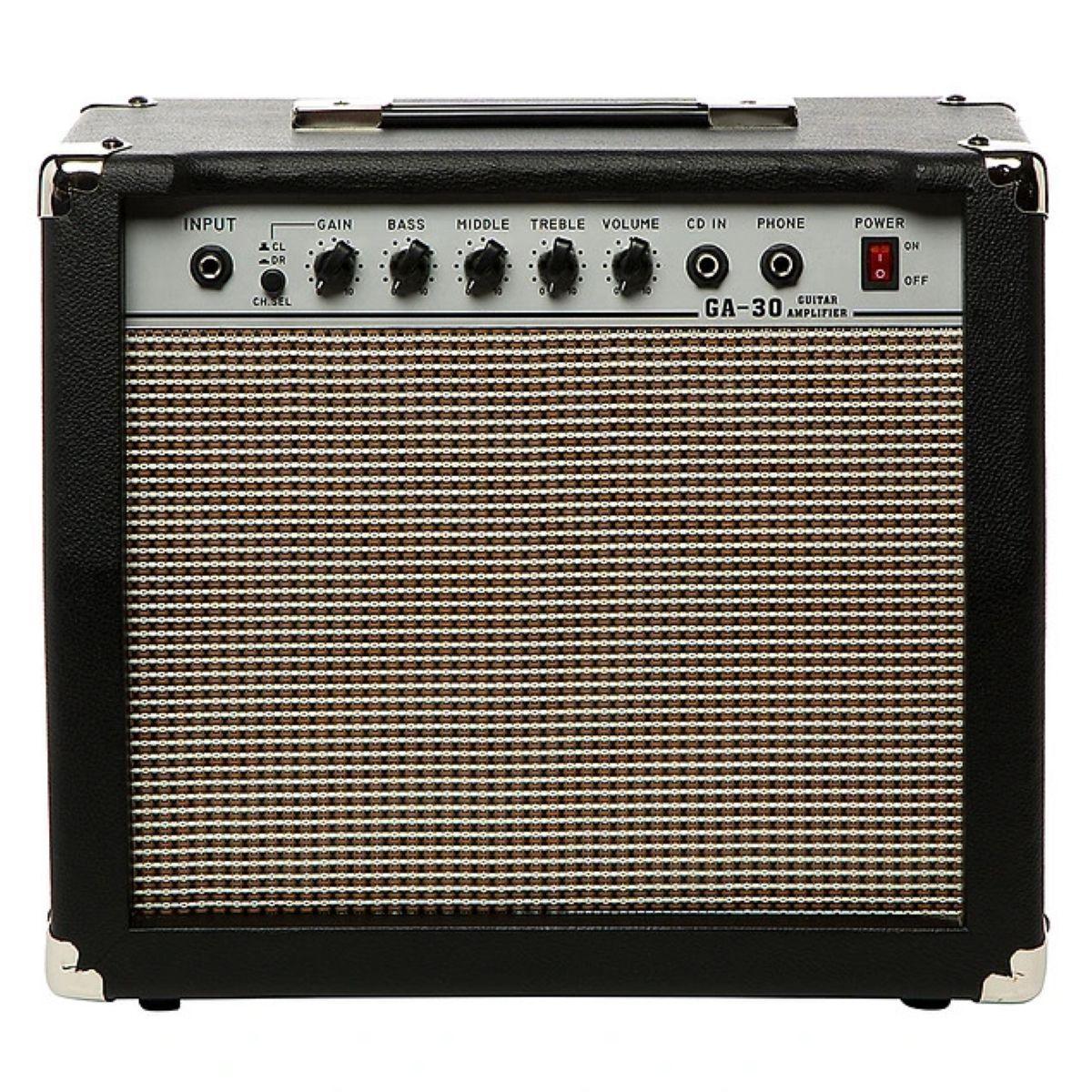 Amplificador Guitarra 30W GA-30 8ohms Generico-0