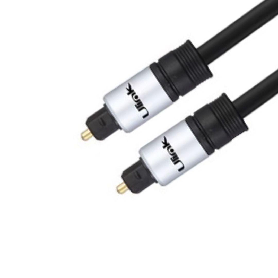 Cable de Audio Digital Optico 1 8Mts Toslink Ulink-1
