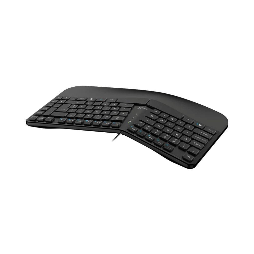 Teclado Genius Ergonometrico Copilot Palm Rest USB KB-700-2