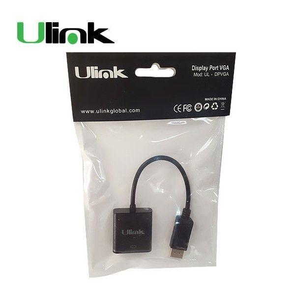 Ulink Adaptador De Video Display Port Macho A Vga Hembra -2