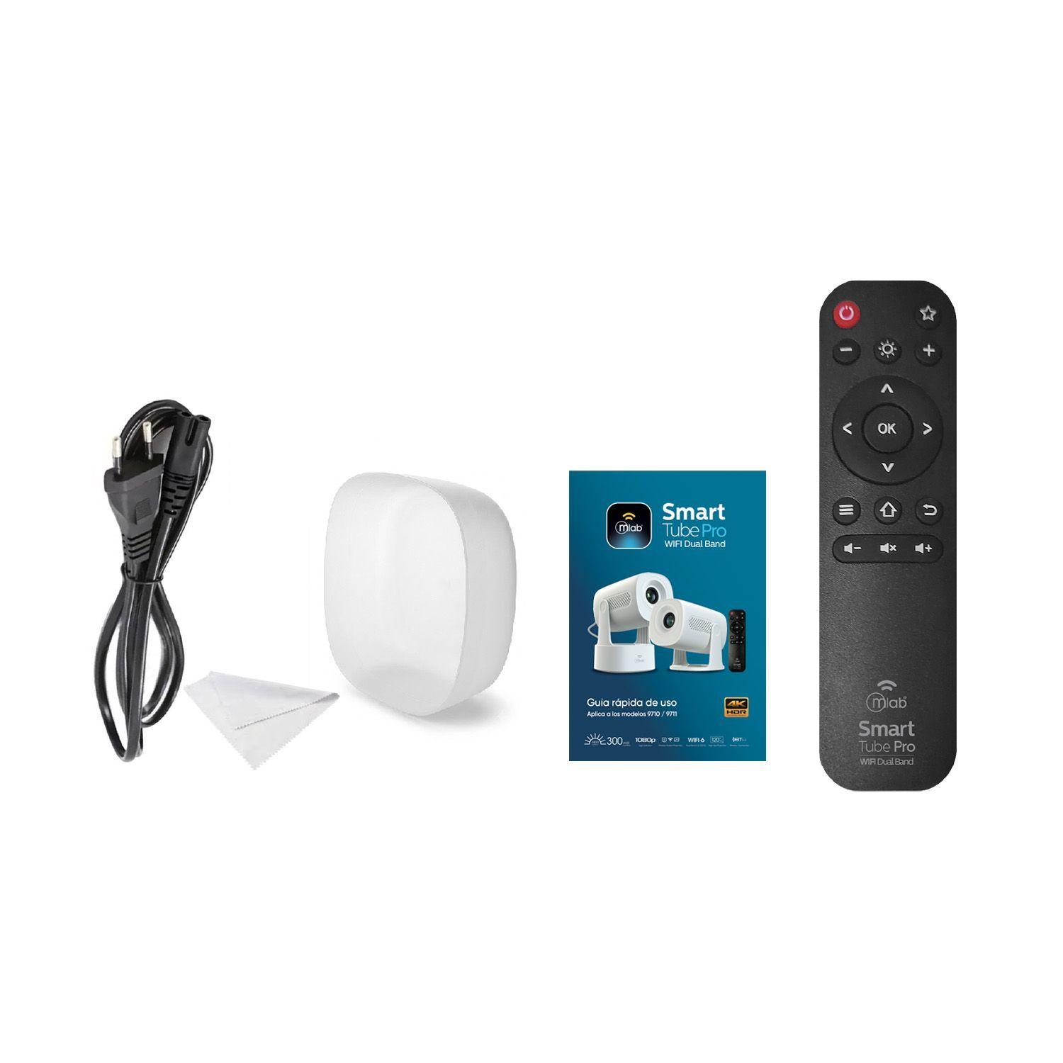 Proyector Mlab Smart Tube WiFi Dual Band 1080P 9710-3