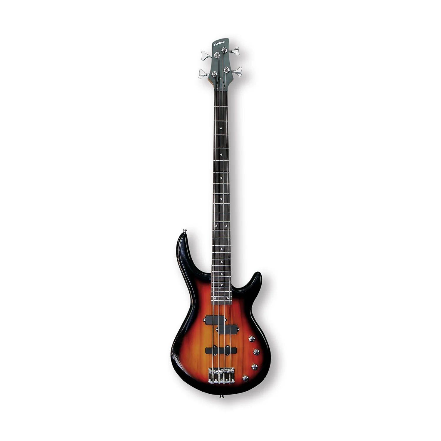 Pack Bajo Electrico Fiddler Amplificador 20w Con Funda y Correa FD CBA06S Sunburt-1
