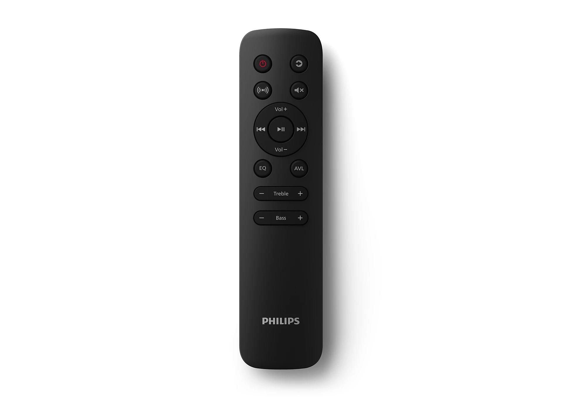 Parlante Sounbar 2 1 Con Subwoofer Inalambrico Philips TAB5309-3
