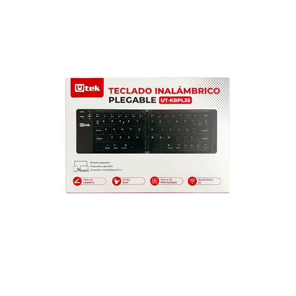 Teclado Inalambrico Bluetooth Plegable Utek KBPL35-5