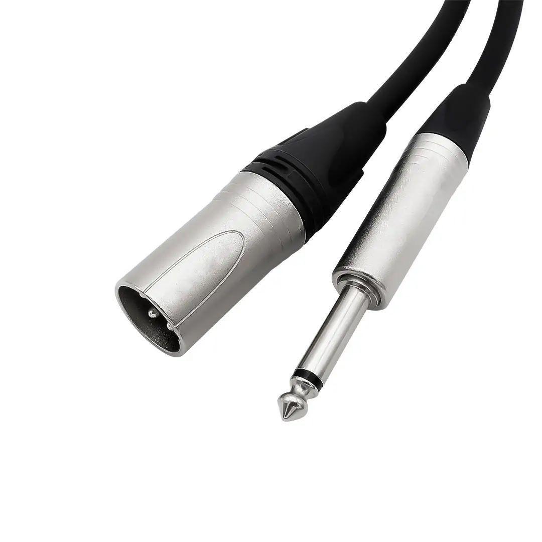Cable de Audio XLR Macho a Jack Mono de 10Mts UL-MIC-XJ4010-0