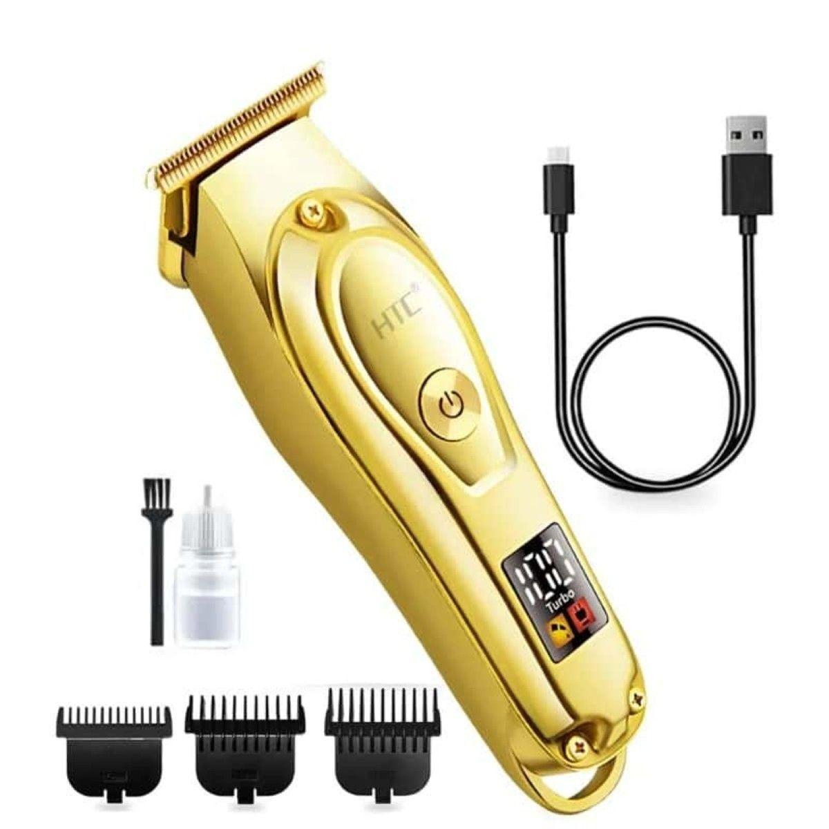 Maquina Peluqueria Cortadora De Pelo HTC At-176 Recargable USB-2