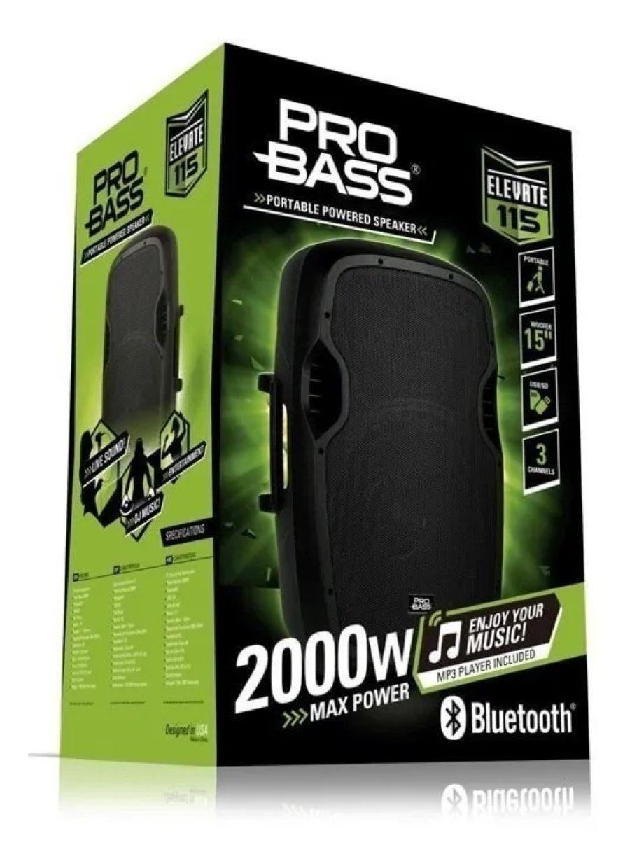 Parlante Activo Probass Elevate 115BT 15 Pulgadas 100w RMS-2