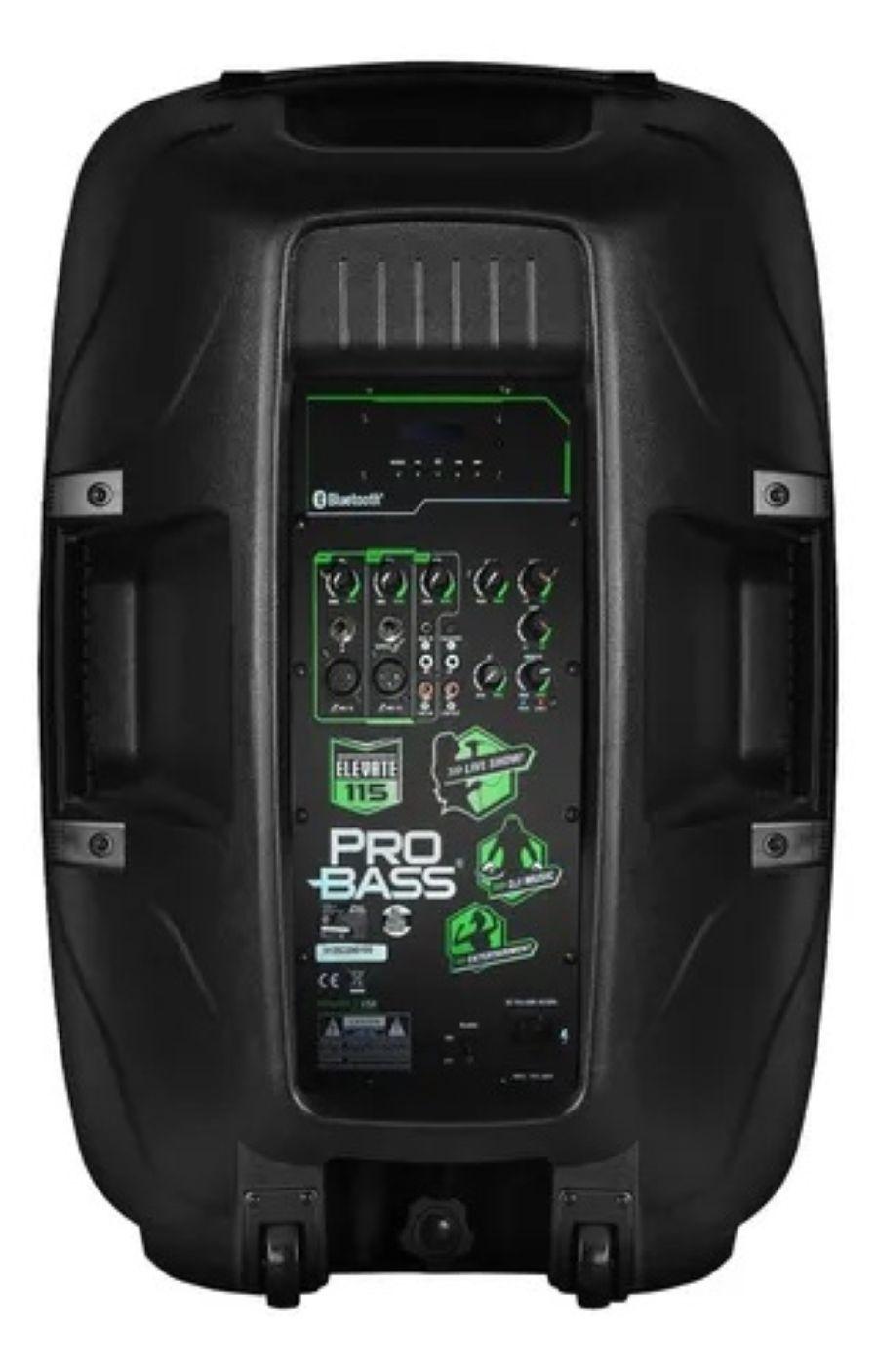 Parlante Activo Probass Elevate 115BT 15 Pulgadas 100w RMS-5