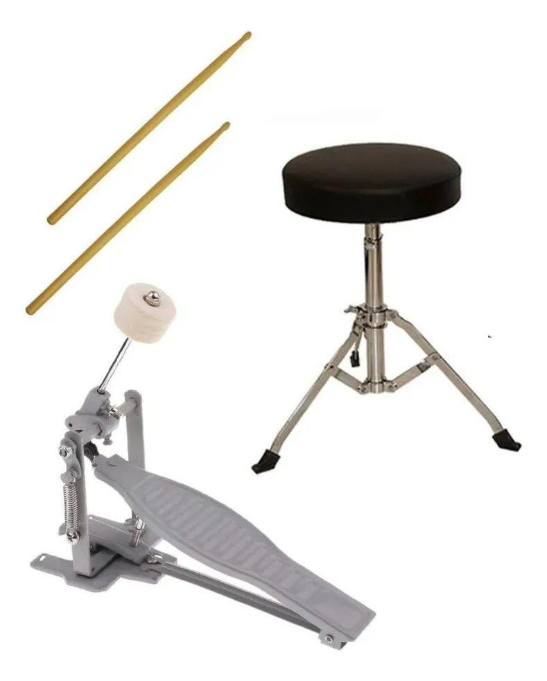 Bateria De niños Scorpion Con Sillin, Baquetas y Pedal-2