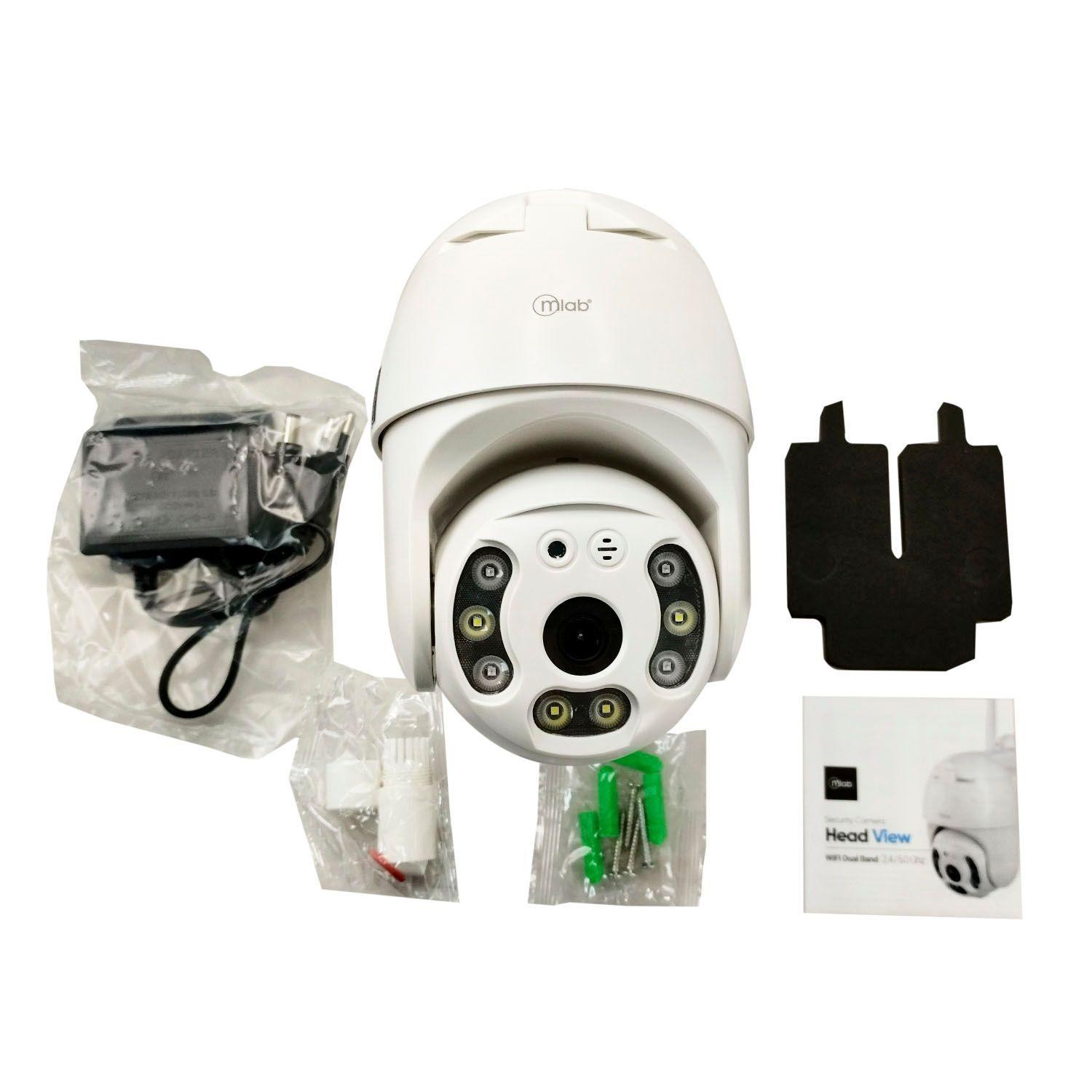 Camara De Vigilancia Head View Dual Band 1080P PTZ Mlab Color-2