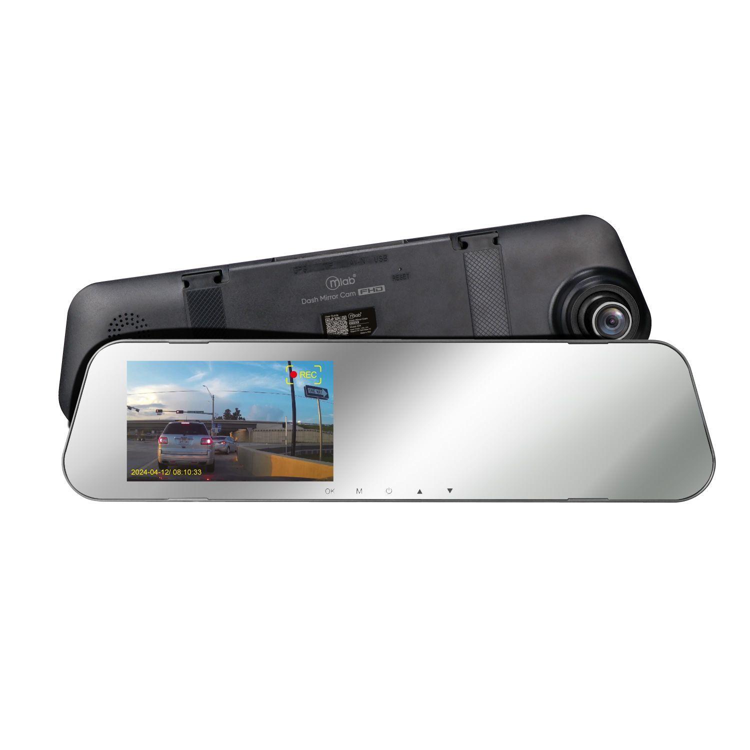 Camara Automovil DVR FHD Formato Espejo Retrovisor 1080P Mlab 9319-0