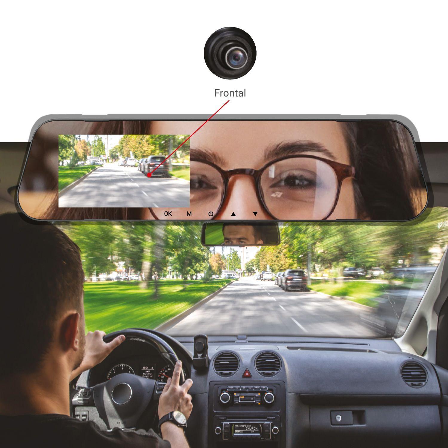 Camara Automovil DVR FHD Formato Espejo Retrovisor 1080P Mlab 9319-2