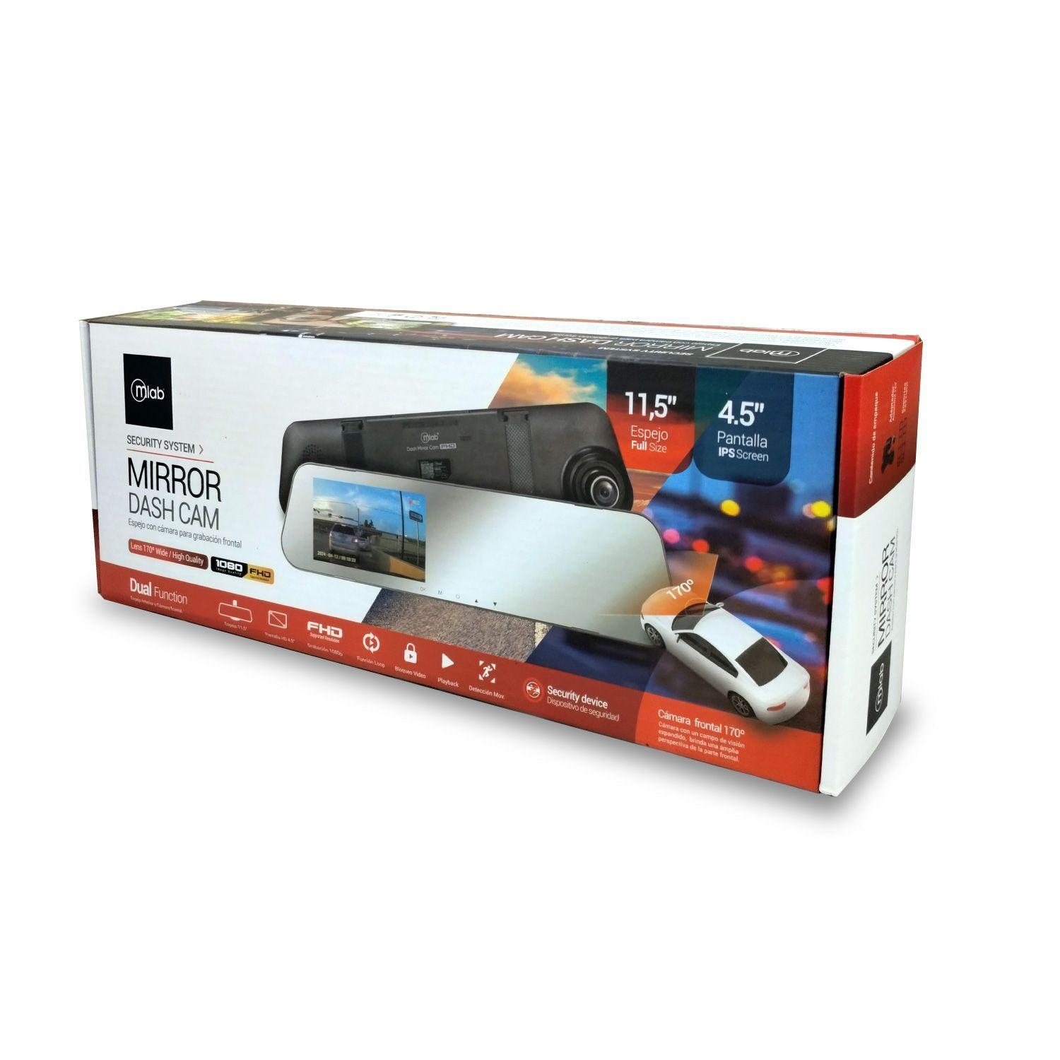 Camara Automovil DVR FHD Formato Espejo Retrovisor 1080P Mlab 9319-5