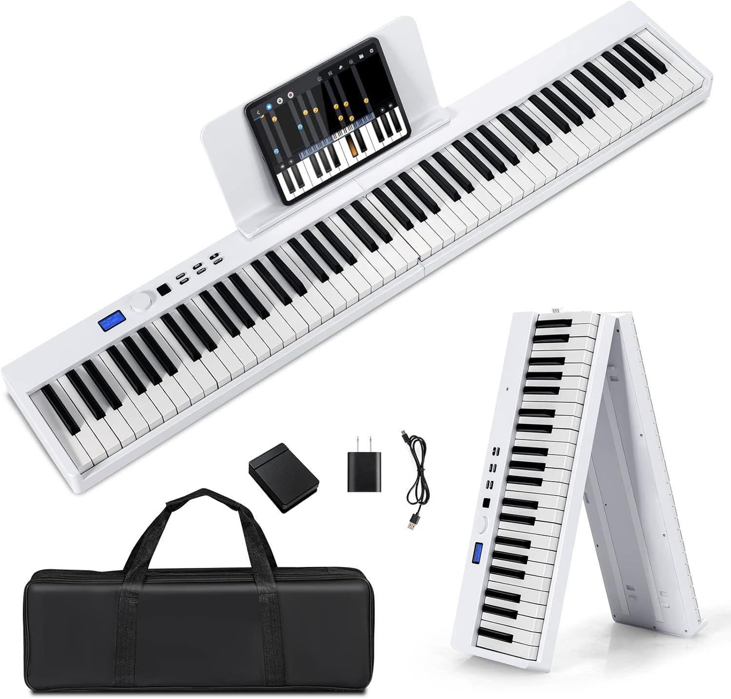 Teclado Musical Plegable 88 Teclas Epic PEJ88C Con Bolso-2