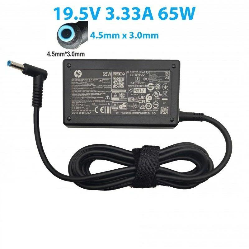 Cargador Notebook HP Original Certificado 65W 19 5v 3 35a 6H459AA Punta Azul-2