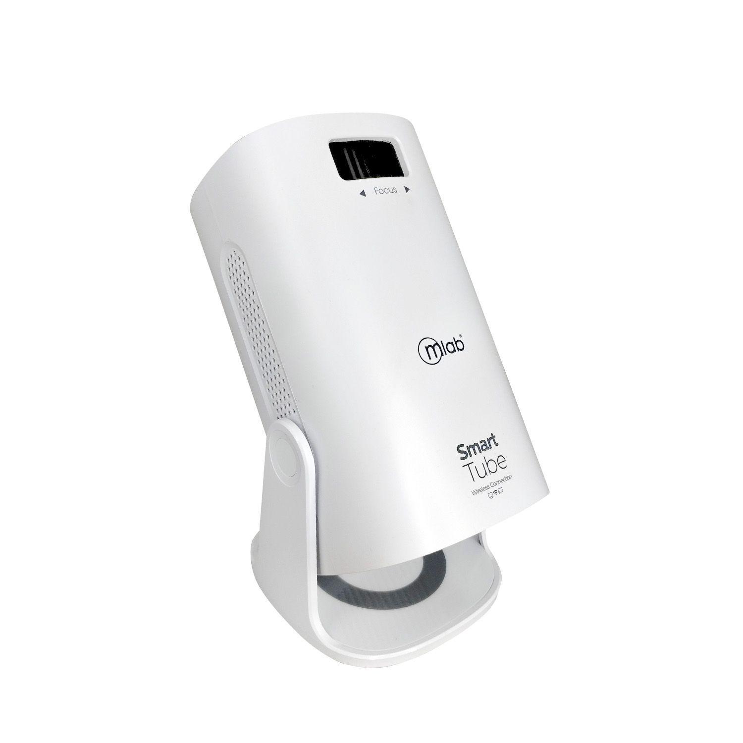 Proyector Smart Tube 300 ANSI Mlab 9396, HD 720p, 4800 Lúmenes, Wi-Fi, Bluetooth-3