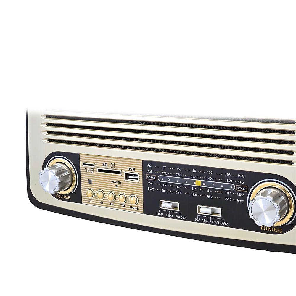 Radio Portatil Retro Audiopro Recargable Bluetooth 6W AP02051-2