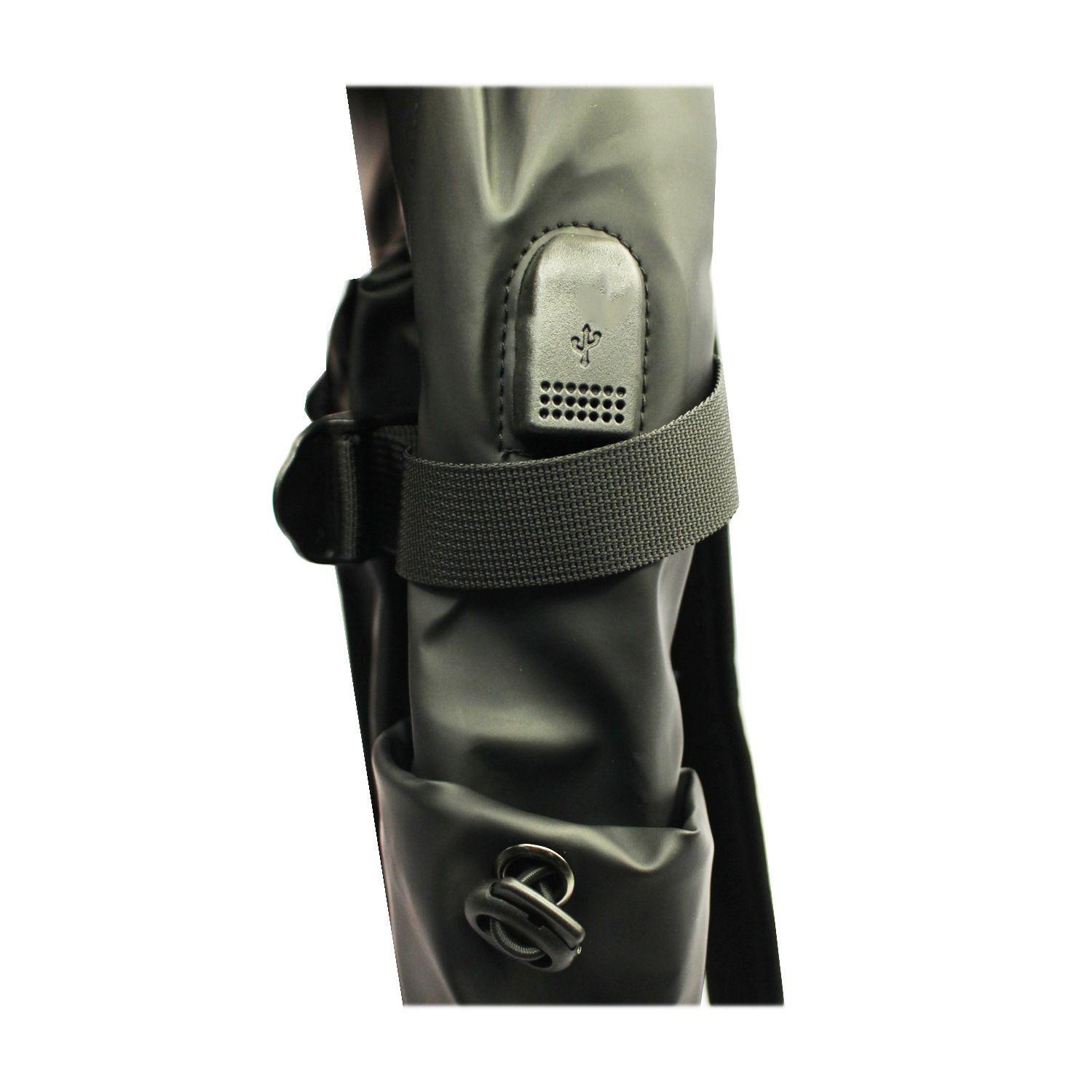 Mochila Para Notebook 14 Pulgadas Impermeable Gris Tecnolab-2