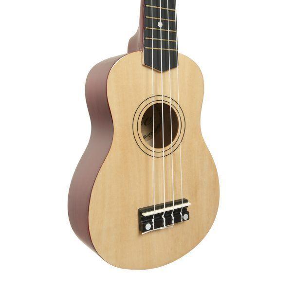Ukelele 21Pulgadas Natural Con Funda Acolchada Epic-1