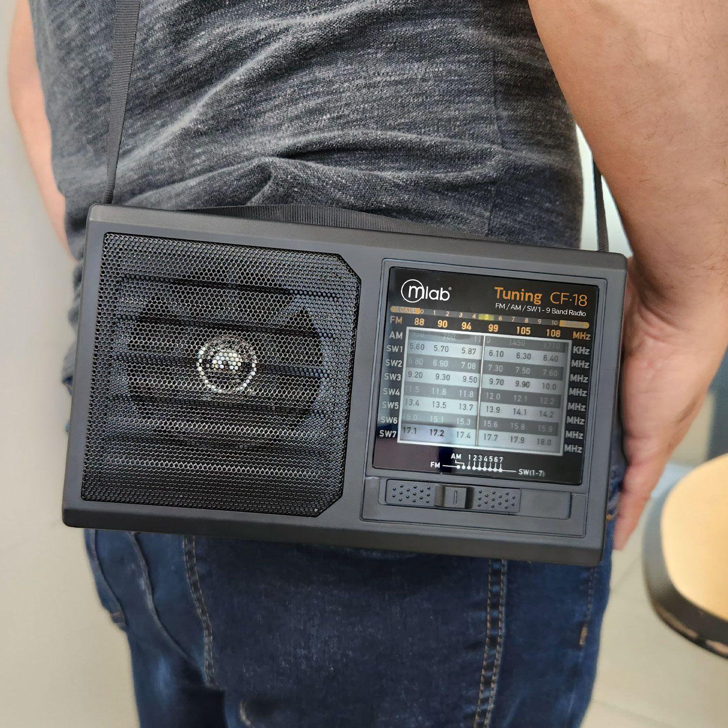 Radio Portatil AM/FM Recargable MLAB Tuning CF-18-2