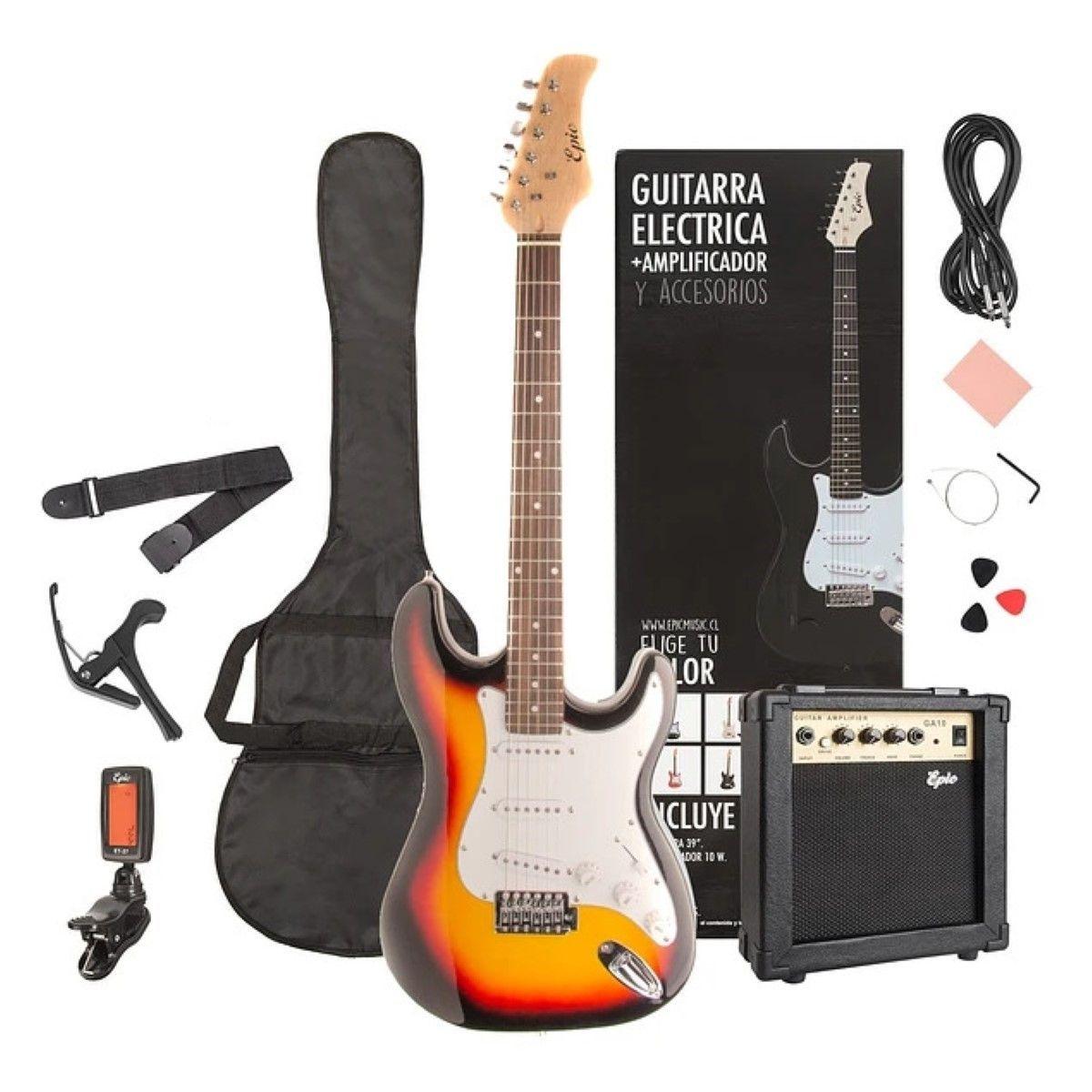 Pack Guitarra Eléctrica Pro Con Amplificado 10W-0