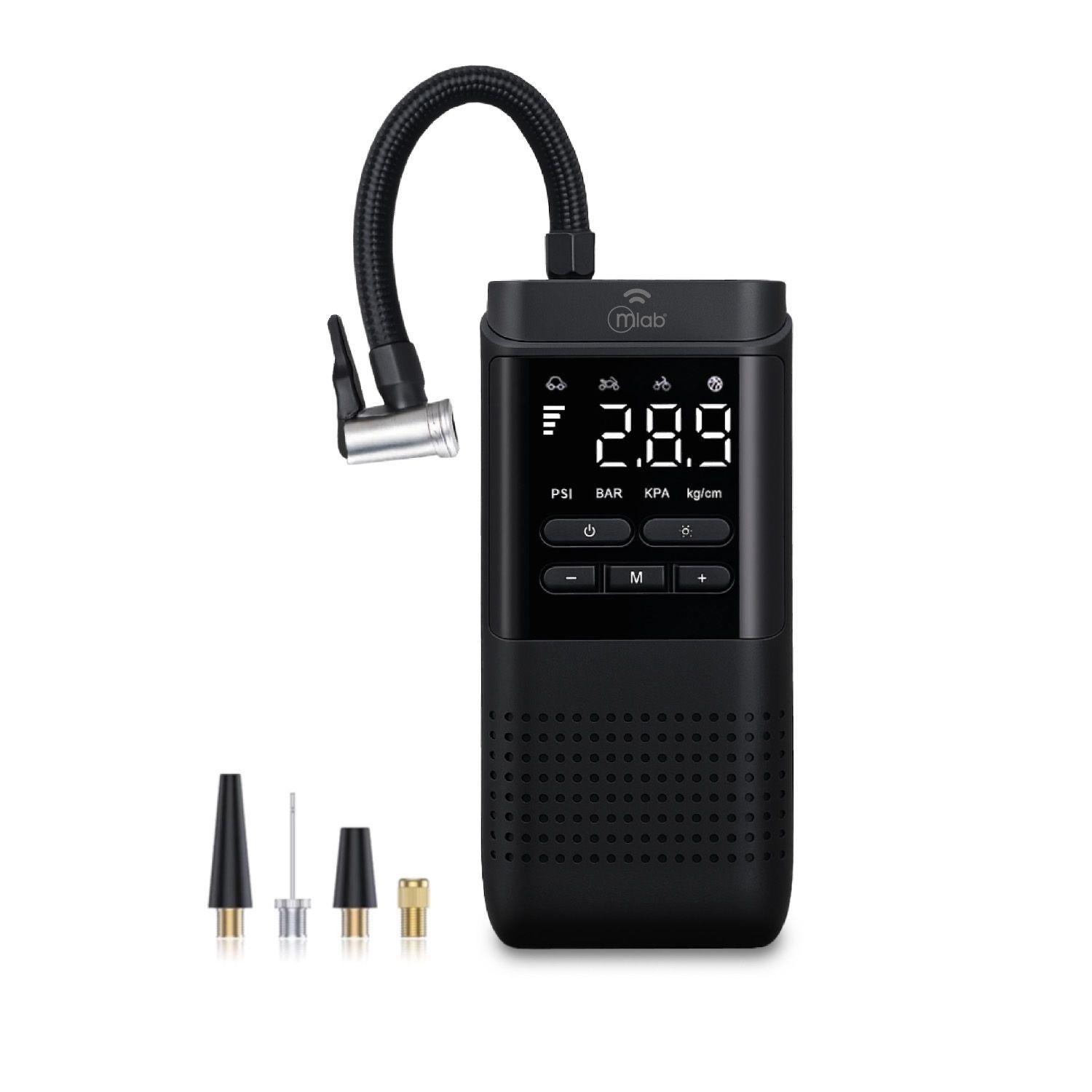 Compresor De Aire Neumaticos Portatil Digital Mlab 51PSI Power Bank 4000Mah-2