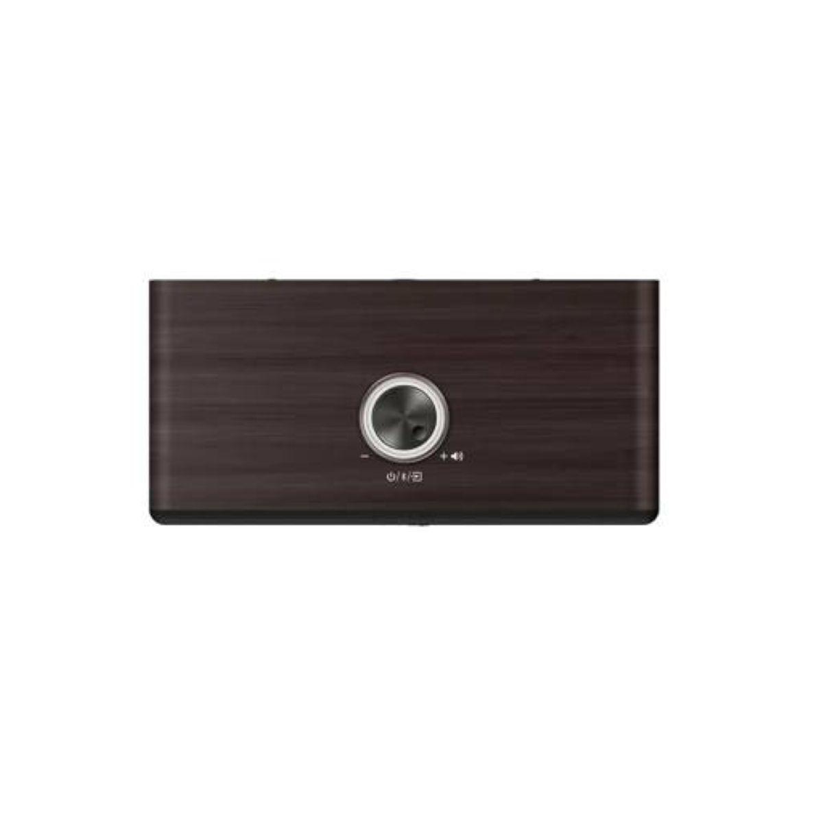 Parlantes Bluetooth Genius SP HF505BT 20W RMS Madera Dark Brown-1