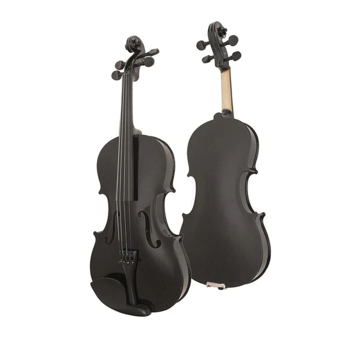 Set Violin Epic 4/4 Negro con Afinador, Estuche, Arco, Soporte-2